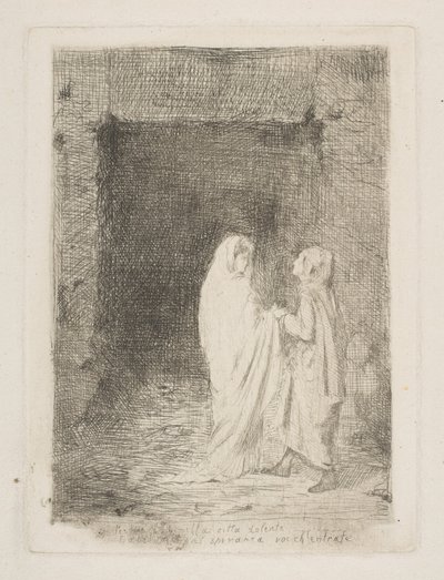 Dante en Vergilius door Edgar Degas